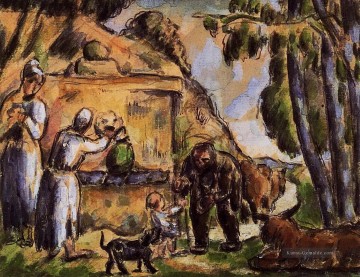 nymphen brunnen liebe Ölbilder verkaufen - Der Brunnen 2 Paul Cezanne
